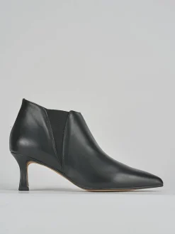 New Stivaletti tacco 5cm pelle Donna Stivaletti Tacco Alto