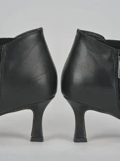 New Stivaletti tacco 5cm pelle Donna Stivaletti Tacco Alto