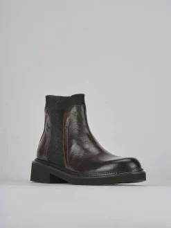 Sale Stivaletti tacco 3cm pelle testa Donna Stivaletti Tacco Basso