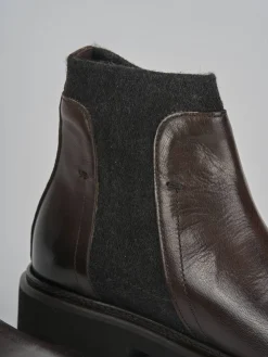 Sale Stivaletti tacco 3cm pelle testa Donna Stivaletti Tacco Basso