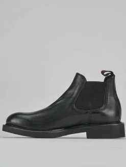 Stivaletti tacco 2cm pelle Donna Stivaletti Tacco Basso