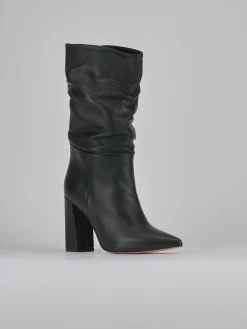 Stivaletti tacco 9cm pelle Donna Stivaletti Tacco Alto