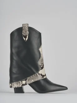 Hot Stivaletti tacco 8cm pelle Donna Stivaletti Tacco Alto