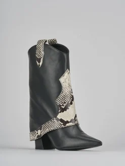 Hot Stivaletti tacco 8cm pelle Donna Stivaletti Tacco Alto