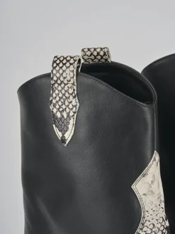 Hot Stivaletti tacco 8cm pelle Donna Stivaletti Tacco Alto