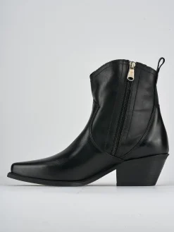 New Stivaletti tacco 6cm pelle Donna Stivaletti Tacco Alto