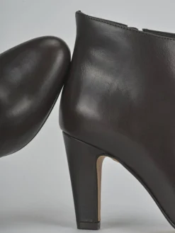 Online Stivaletti tacco 8cm pelle testa Donna Stivaletti Tacco Alto