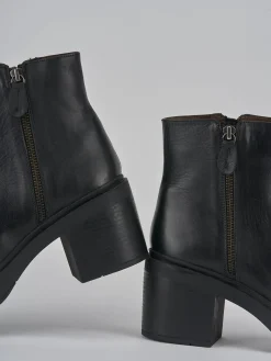 Stivaletti tacco 6cm pelle Donna Stivaletti Tacco Alto