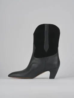 Stivaletti tacco 5cm pelle Donna Stivaletti Tacco Alto