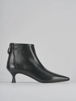 Stivaletti tacco 5cm pelle Donna Stivaletti Tacco Alto