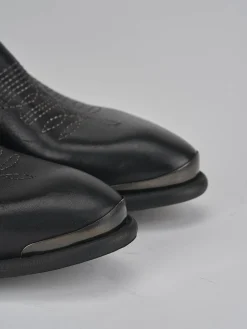 Clearance Stivaletti tacco 2cm pelle Donna Stivaletti Tacco Basso