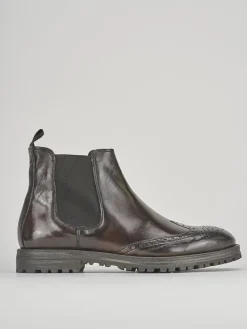 Discount Stivaletti tacco 1cm pelle testa Uomo Stivaletti