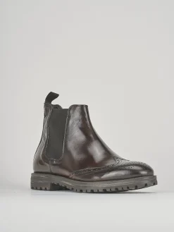 Discount Stivaletti tacco 1cm pelle testa Uomo Stivaletti