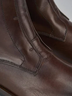 Stivaletti tacco 2cm pelle Donna Stivaletti Tacco Basso