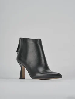 Outlet Stivaletti tacco 5cm pelle Donna Stivaletti Tacco Alto