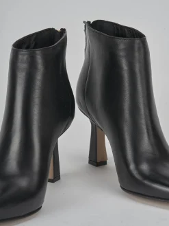 Outlet Stivaletti tacco 5cm pelle Donna Stivaletti Tacco Alto