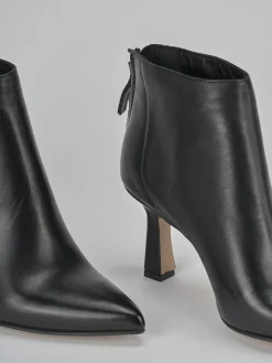 Outlet Stivaletti tacco 5cm pelle Donna Stivaletti Tacco Alto