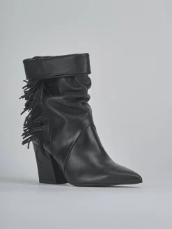 New Stivaletti tacco 8cm pelle Donna Stivaletti Tacco Alto