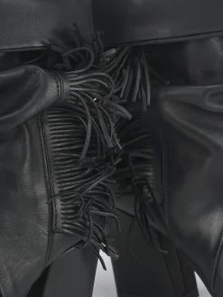 New Stivaletti tacco 8cm pelle Donna Stivaletti Tacco Alto