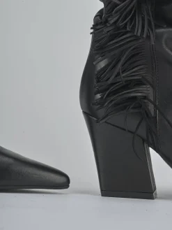 New Stivaletti tacco 8cm pelle Donna Stivaletti Tacco Alto