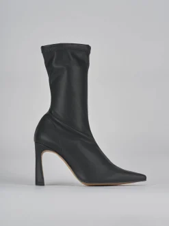 New Stivaletti tacco 9cm pelle Donna Stivaletti Tacco Alto