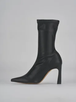 New Stivaletti tacco 9cm pelle Donna Stivaletti Tacco Alto