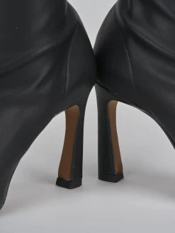 New Stivaletti tacco 9cm pelle Donna Stivaletti Tacco Alto