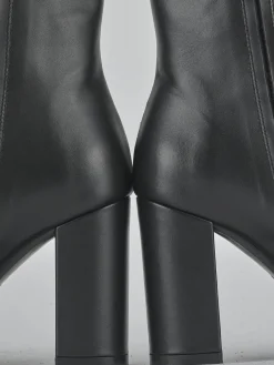 Clearance Stivaletti tacco 9cm pelle Donna Stivaletti Tacco Alto