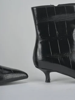 Sale Stivaletti tacco 5cm pelle sostenibile Donna Stivaletti Tacco Alto