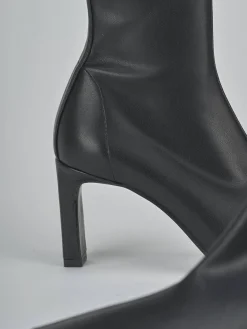 New Stivaletti tacco 8cm pelle Donna Stivaletti Tacco Alto