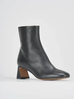 New Stivaletti tacco 5cm pelle Donna Stivaletti Tacco Alto