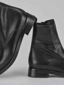 Hot Stivaletti tacco 2cm pelle Donna Stivaletti Tacco Basso