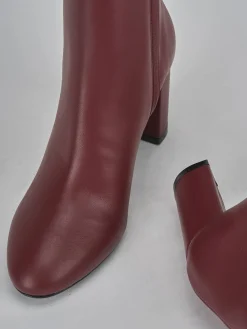 Online Stivaletti tacco 8cm pelle bordo' Donna Stivaletti Tacco Alto