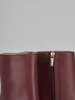 Online Stivaletti tacco 8cm pelle bordo' Donna Stivaletti Tacco Alto