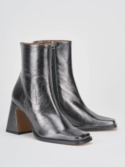 Stivaletti tacco 7cm pelle Donna Stivaletti Tacco Alto