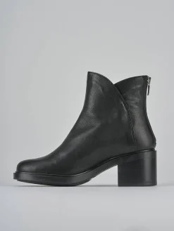 Clearance Stivaletti tacco 4cm pelle Donna Stivaletti Tacco Basso