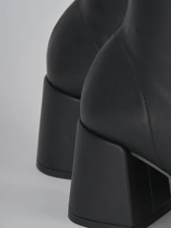 Stivaletti tacco 7cm pelle Donna Stivaletti Tacco Alto