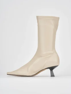 Discount Stivaletti tacco 5cm pelle Donna Stivaletti Tacco Alto