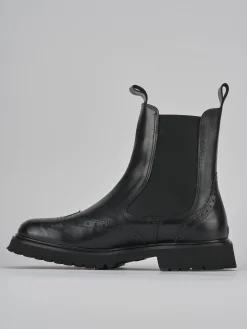 Outlet Stivaletti tacco 2cm pelle Donna Stivaletti Tacco Basso