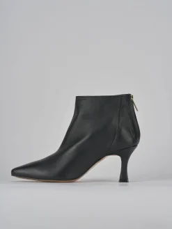 Outlet Stivaletti tacco 7cm pelle Donna Stivaletti Tacco Alto