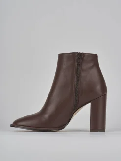 Sale Stivaletti tacco 8cm pelle testa Donna Stivaletti Tacco Alto