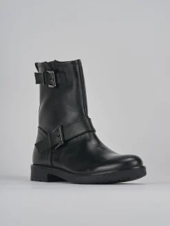 Online Stivaletti tacco 2cm pelle Donna Stivaletti Tacco Basso