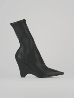 Outlet Stivaletti tacco 9cm pelle Donna Stivaletti Tacco Alto