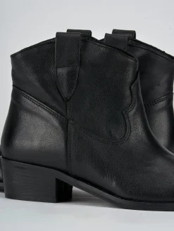 Stivaletti tacco 3cm pelle Donna Stivaletti Tacco Basso