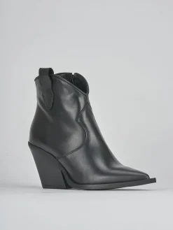 Clearance Stivaletti tacco 7cm pelle Donna Stivaletti Tacco Alto