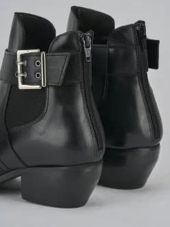 Stivaletti tacco 4cm pelle Donna Stivaletti Tacco Basso