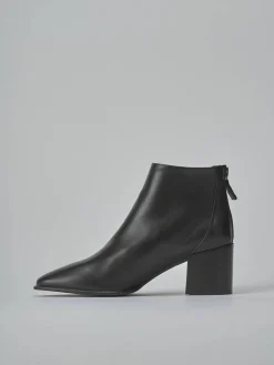 New Stivaletti tacco 6cm pelle testa Donna Stivaletti Tacco Alto