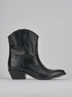 Discount Stivaletti tacco 3cm pelle Donna Stivaletti Tacco Basso