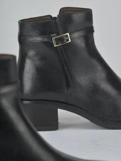 Outlet Stivaletti tacco 4cm pelle Donna Stivaletti Tacco Basso