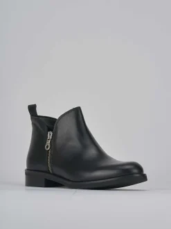 Outlet Stivaletti tacco 1cm pelle Donna Stivaletti Tacco Basso